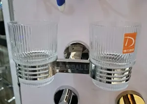 High Grade Toothbrush Holder, Available in Stemless Steel and Black.