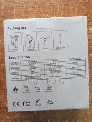 F5plus 3axis Foldable Gimbal