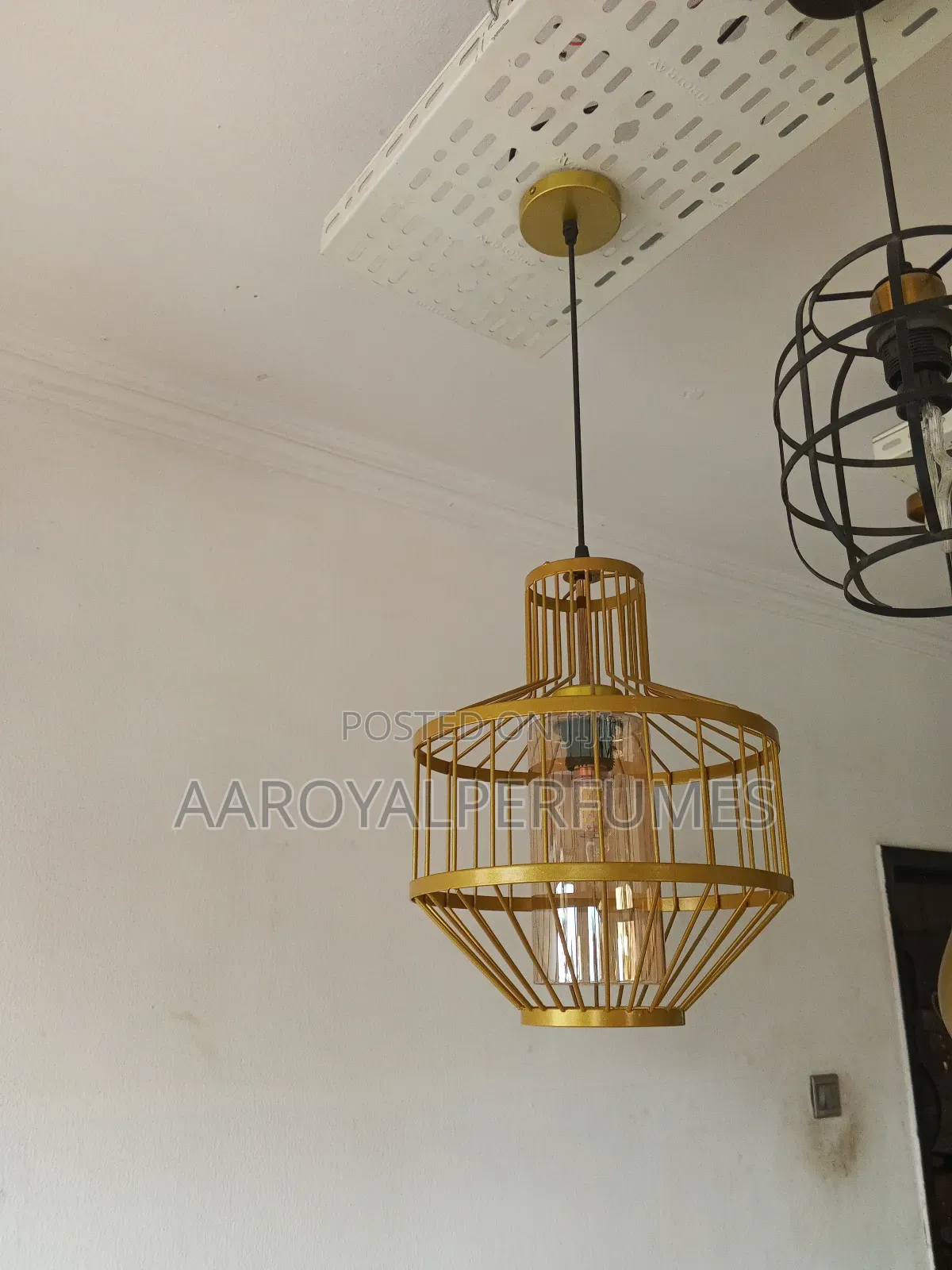 Gold Pendant Light