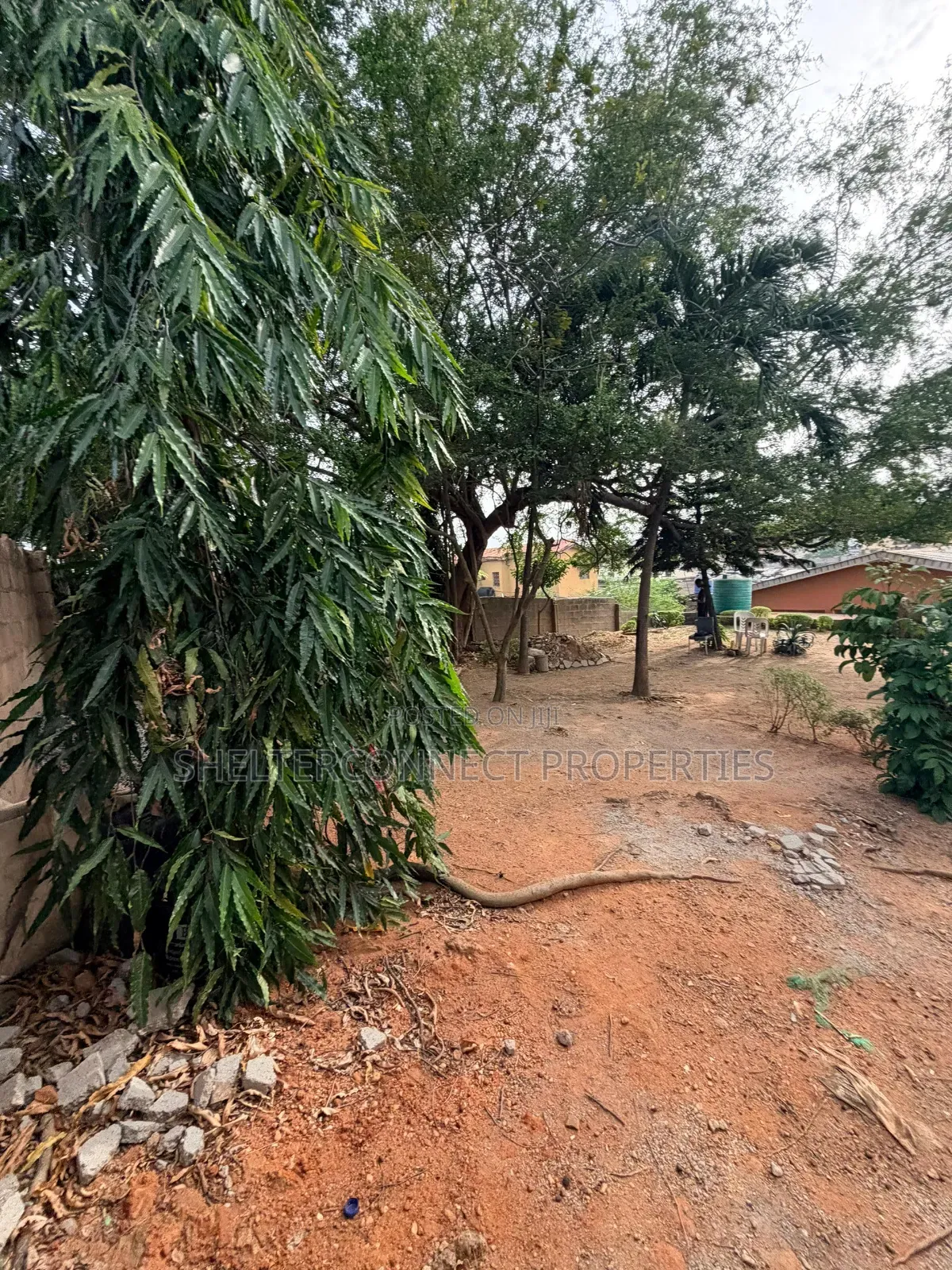 A Demolished Structure Sitting a Plot