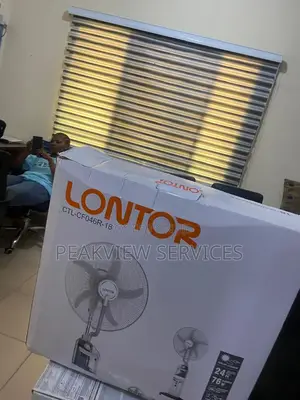 Lontor 18 Inch Rechargeable Cooling Fan With Mist
