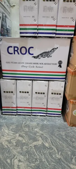 210ah Croc Solar Dry Cell Battery
