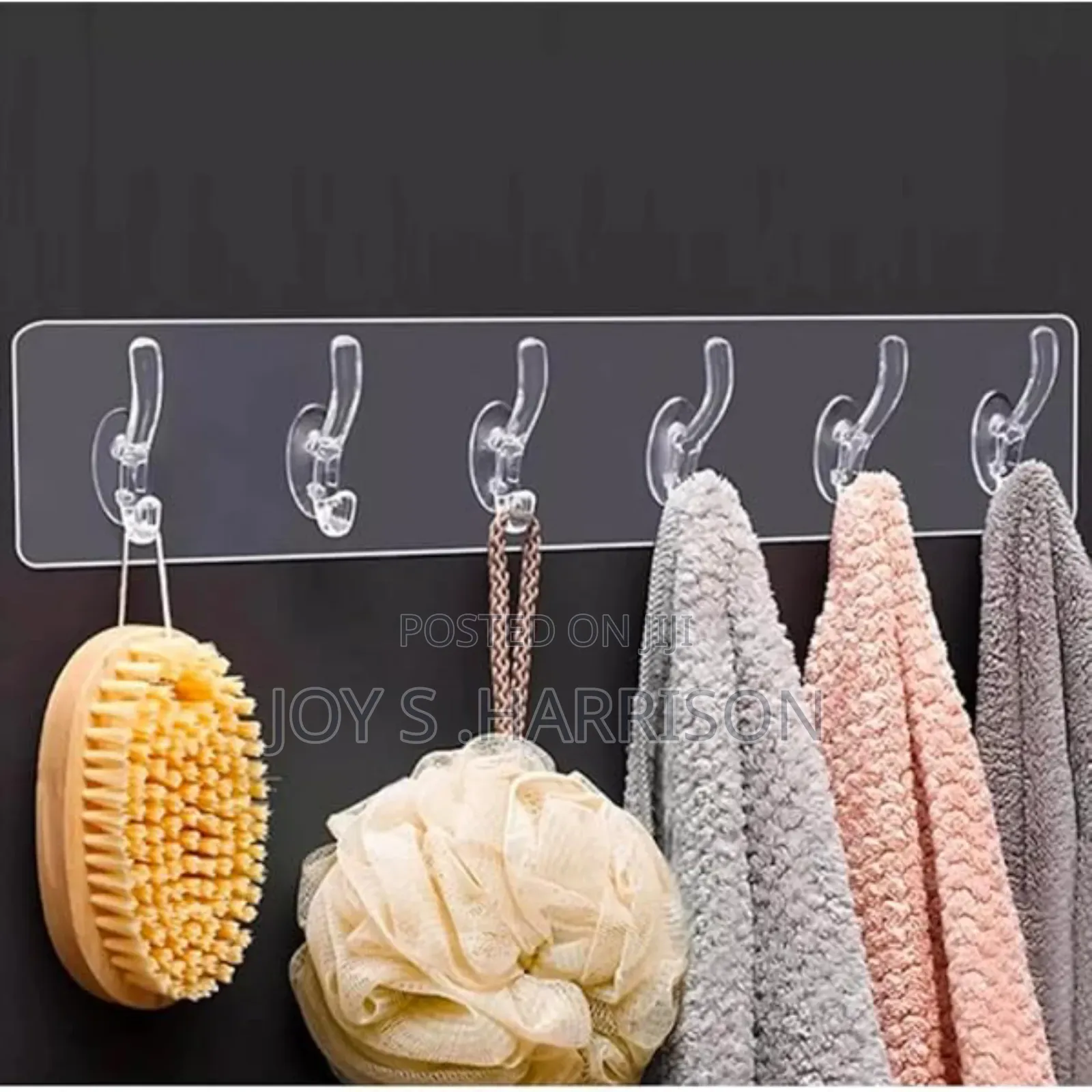 Adhesive Wall Hook for Kitchen Bathroom Bath Tubs, Tiles .