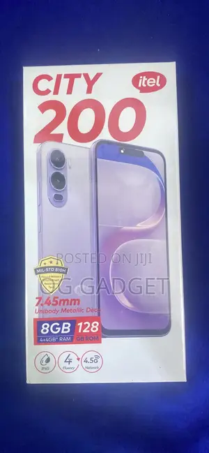 New Itel City 200 128 GB Black