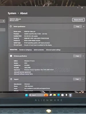 Laptop Dell Alienware M16 R2 32GB Intel Core Ultra 9 SSD 1T