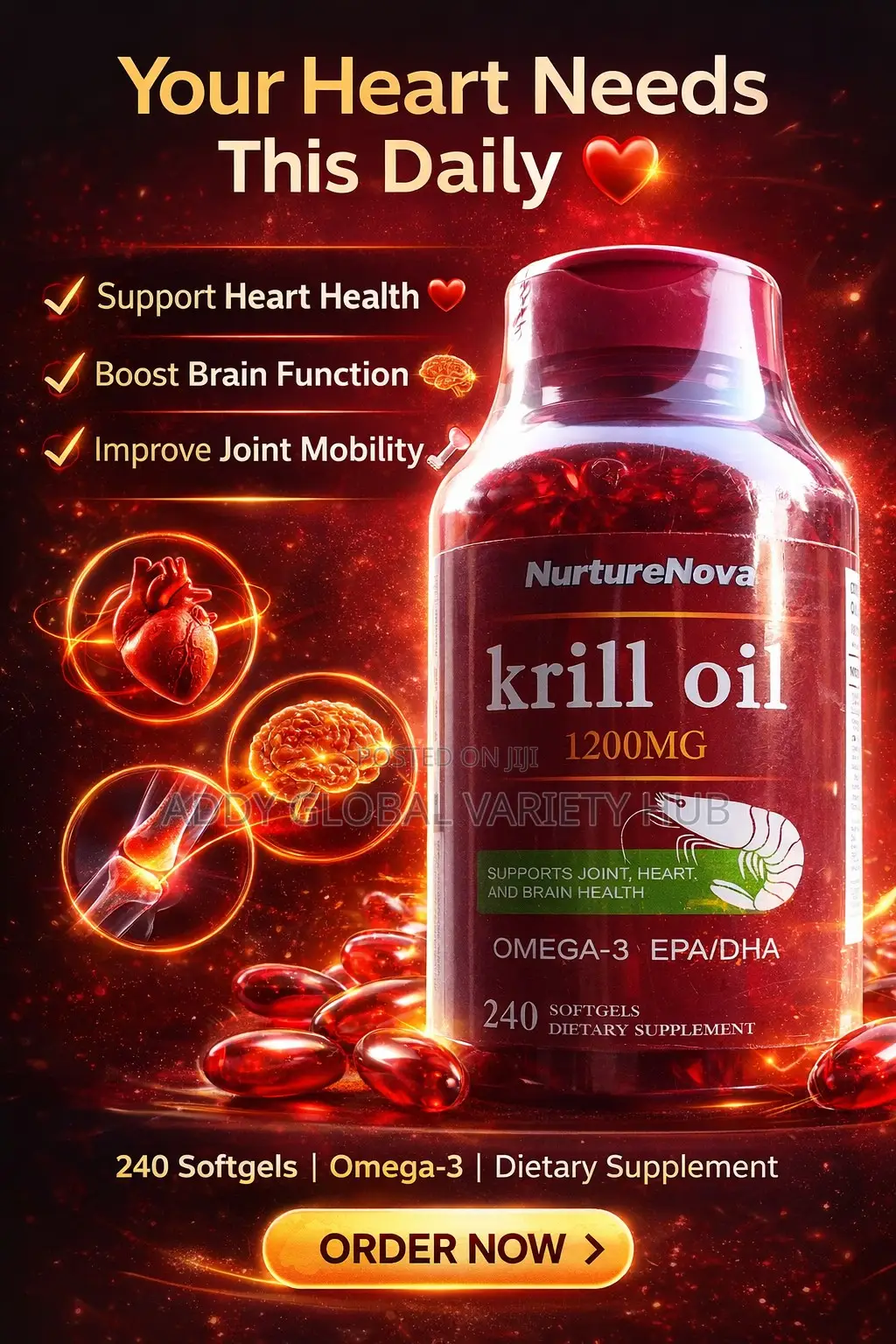 Natures Krill Oil + Omega 3