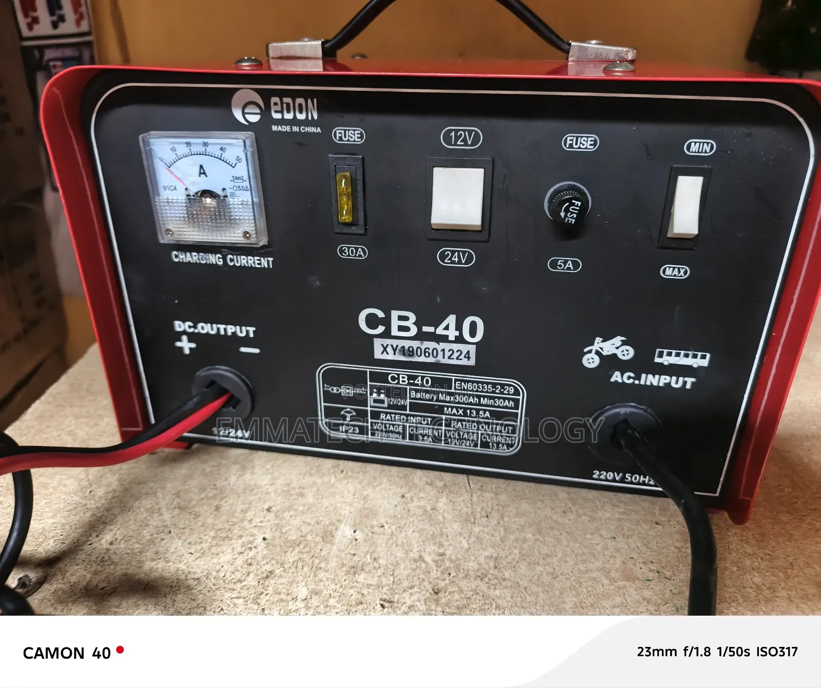 Dx Cd 40 Battery Charger