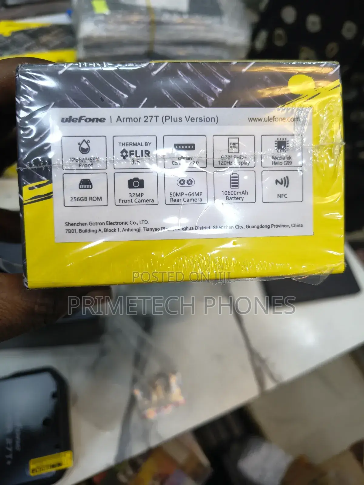 New Ulefone Armor 27T 256 GB Black