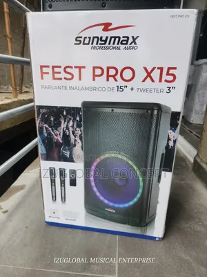 Biggest 15"Inches Rechargeable Battery Public Address Speaker