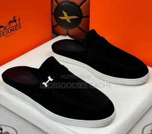 Hermes Suede Half Shoes