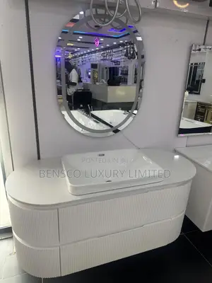 Classic Executive Cabinet for Bathroom With a Sensor Mirror
