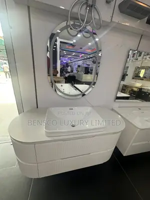 Classic Executive Cabinet for Bathroom With a Sensor Mirror