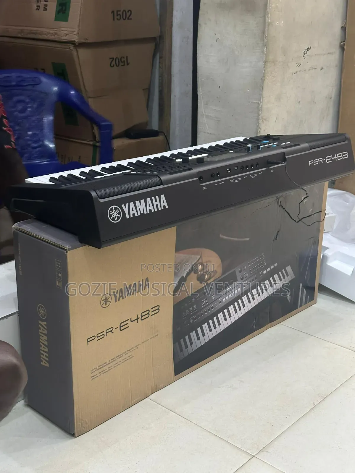 Yamaha Keyboard PRS E 483 Complete 61 Key's