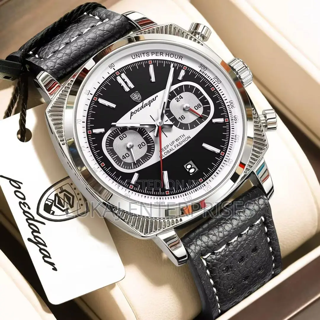 Poedagar Leather Watch