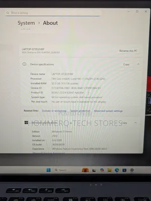 Laptop Asus ROG Zephyrus G16 32GB Intel Core i7 SSD 1T