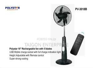 Polystar 18' Rechargeable Fan