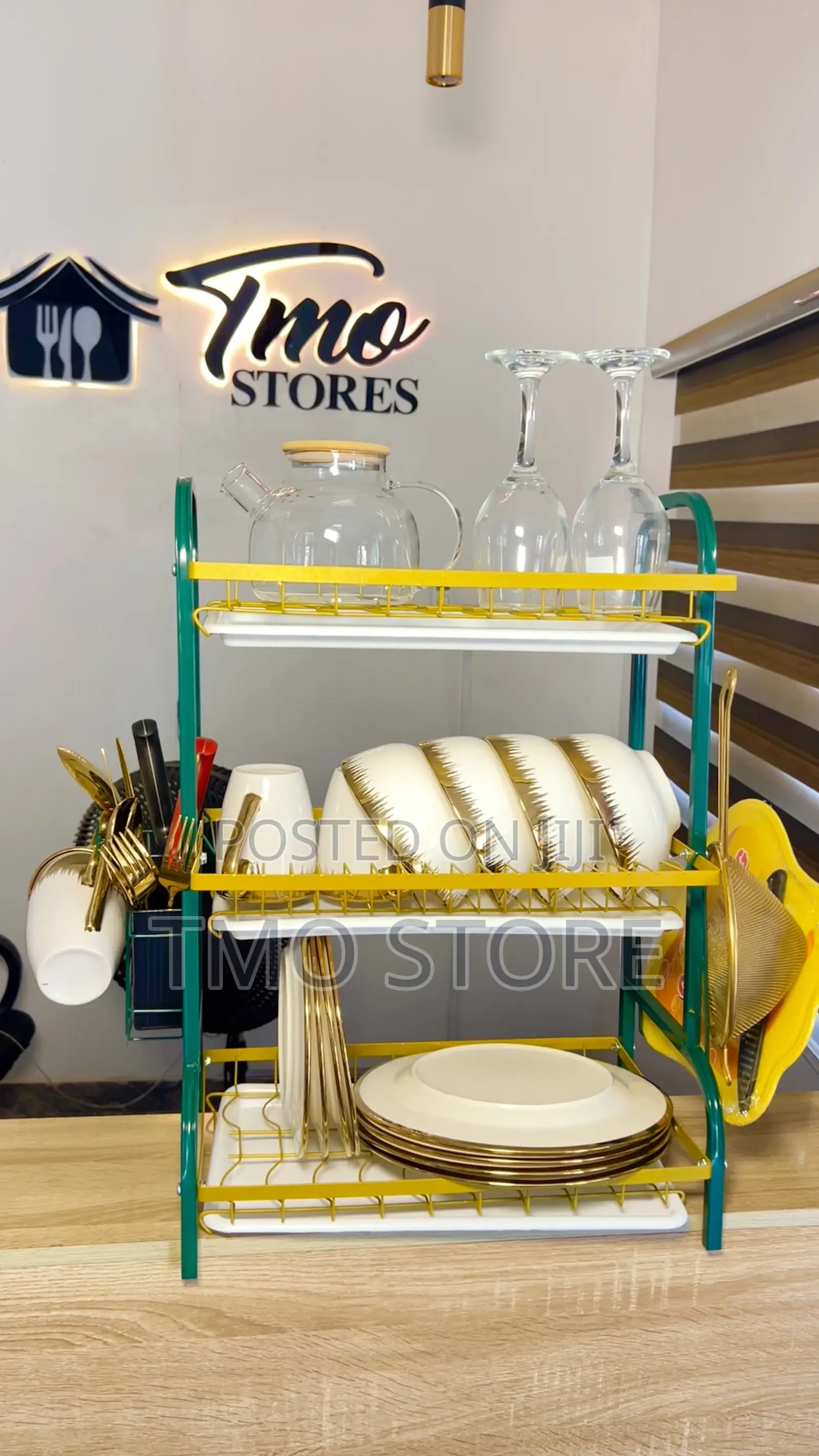 3-Tier Multifunctional Bowl Rack, Dish Rack