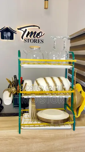 3-Tier Multifunctional Bowl Rack, Dish Rack