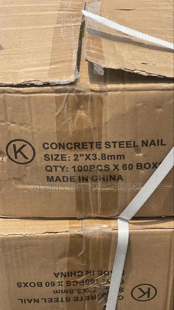 Concrete Tornado Roofing Nails in Carton for Constructions