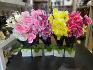 Table Cup Flowers Available as Seen