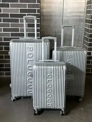 Solid Set of 3 Pologood Rubber Travelingbox