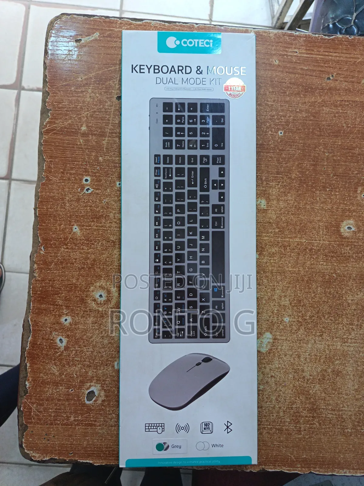 Coteci Rechargeable Wireless Keyboard/Mouse