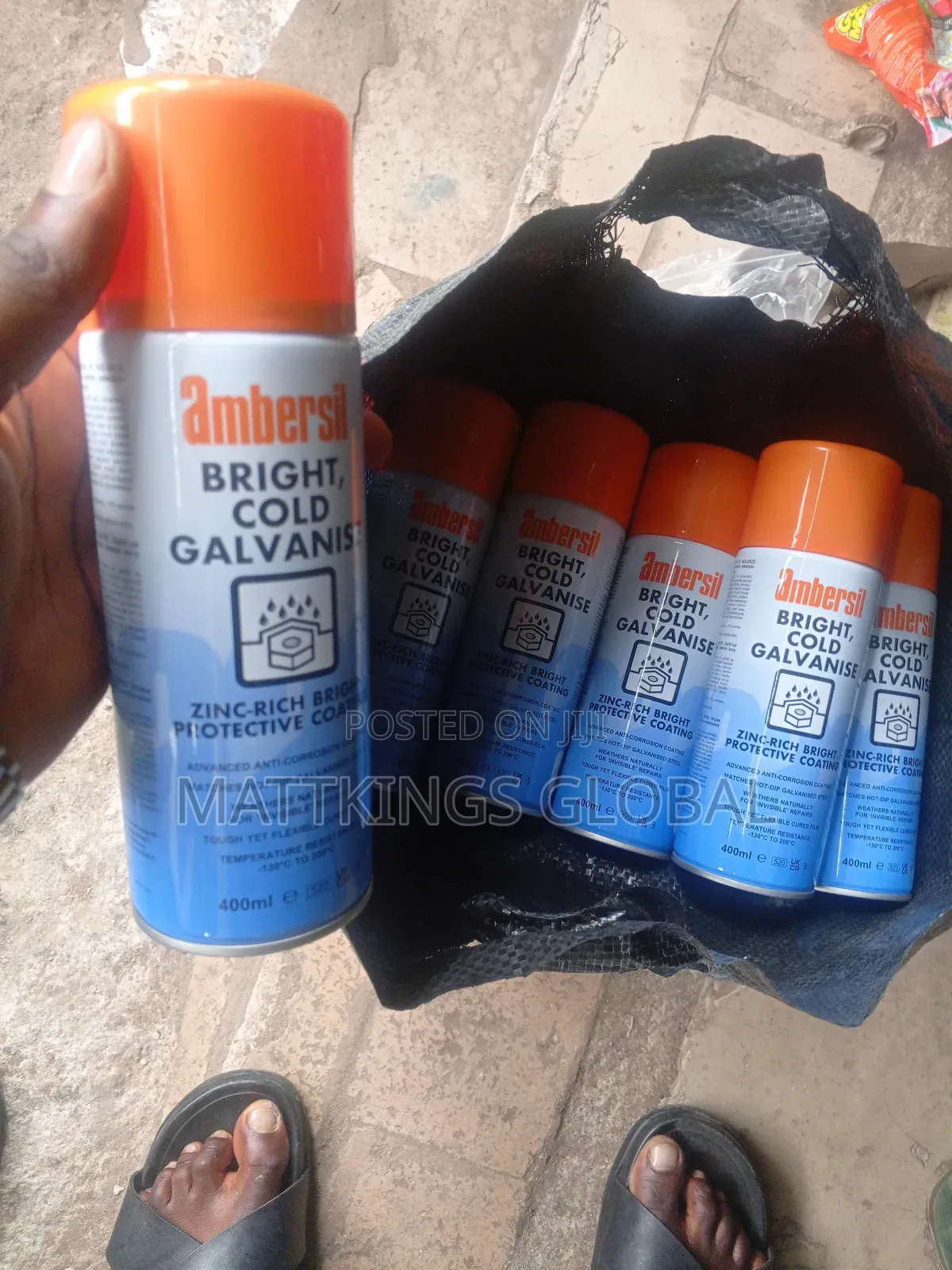 Ambersil Bright Cold Galvanized