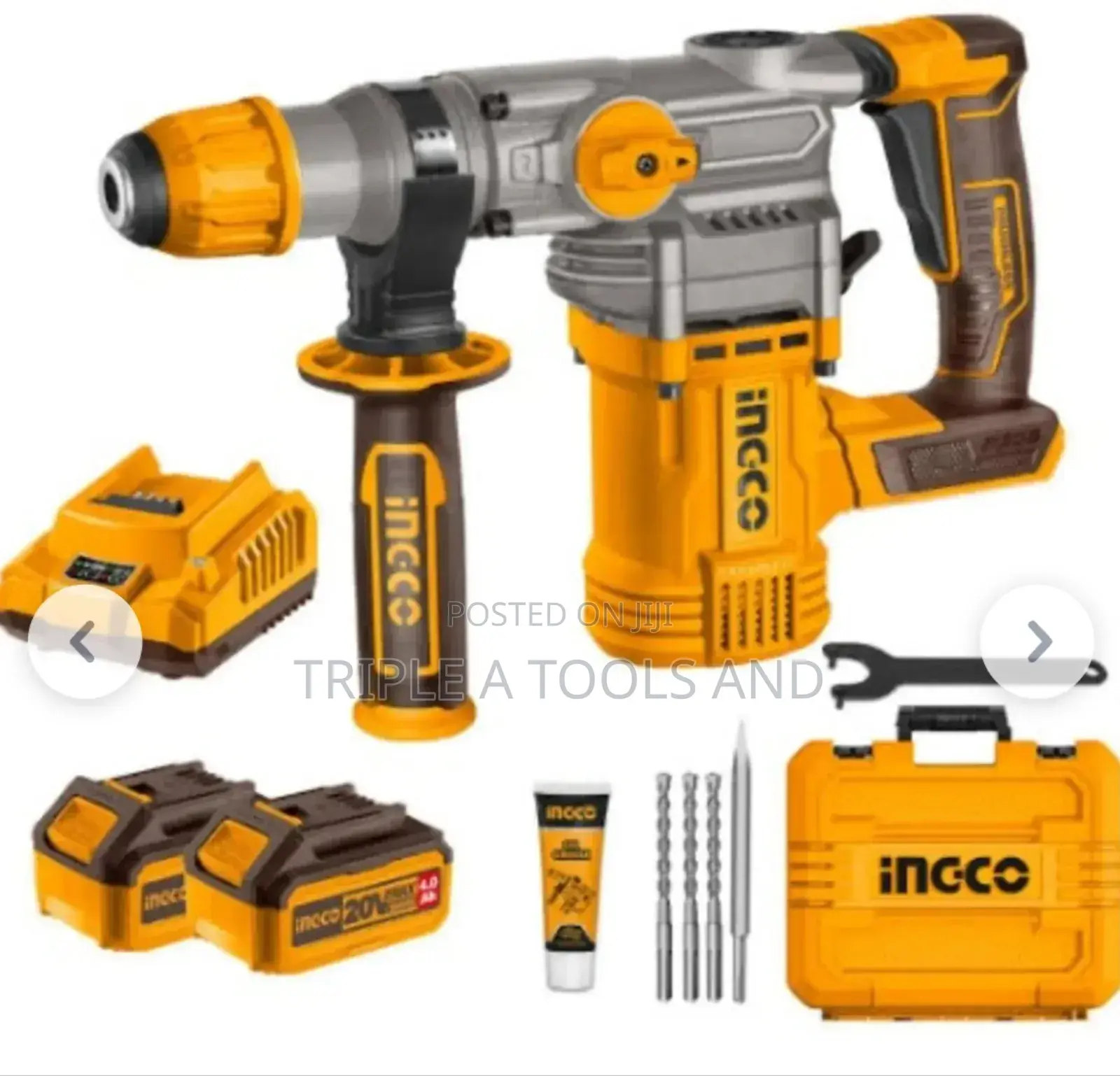 Ingco Cordless Rotary Hammer 20v
Product Code: 