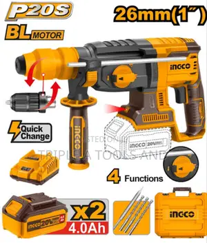 Ingco Cordless Rotary Hammer 20v
Product Code: 