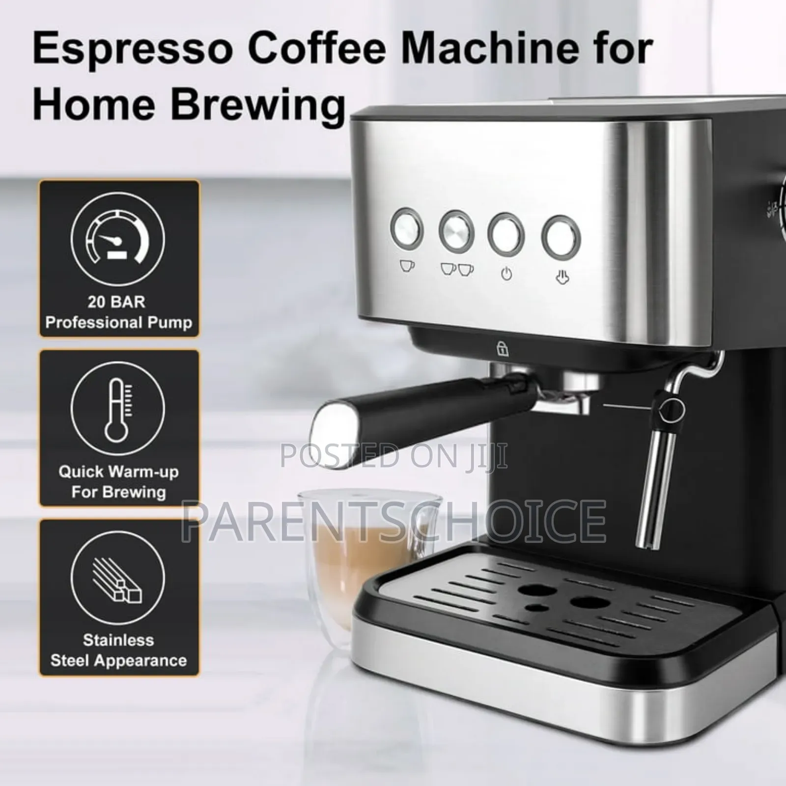 Hoffmans Automatic Espresso Coffee Maker – Model: Hm-685