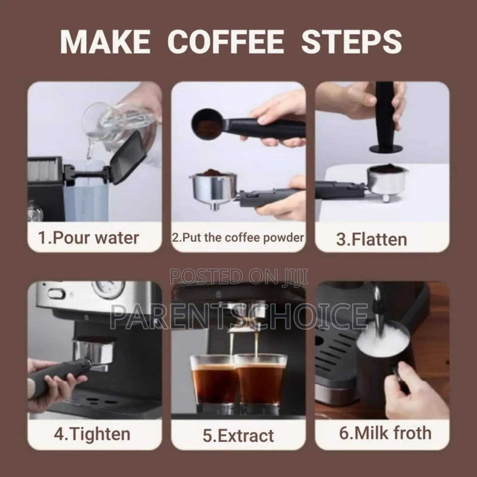 Hoffmans Automatic Espresso Coffee Maker – Model: Hm-685