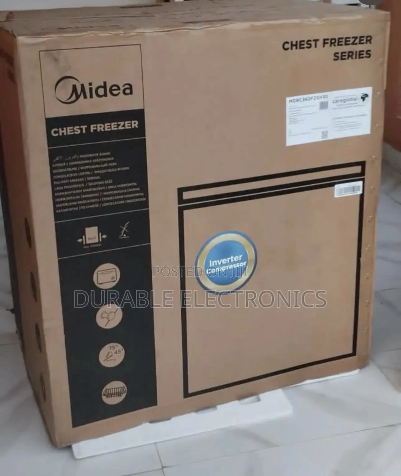 Midea Inverter Freezer 200l (Best for Solar)