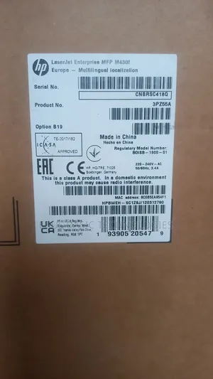 Hp Laserjet Enterprise MFP M430f Printer