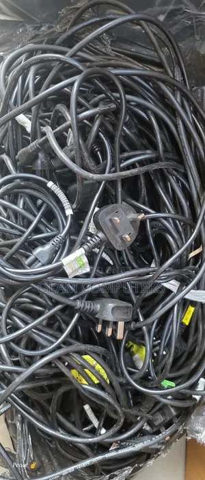 Original 3-Pin Power Cable for Laptop and Desktop Computers