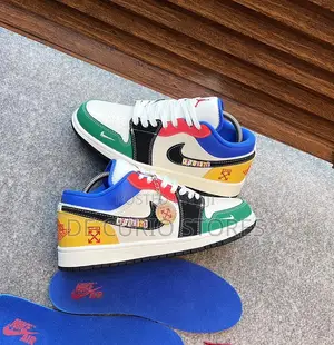 Air Jordan 1 Low Custom Made Multi Colored