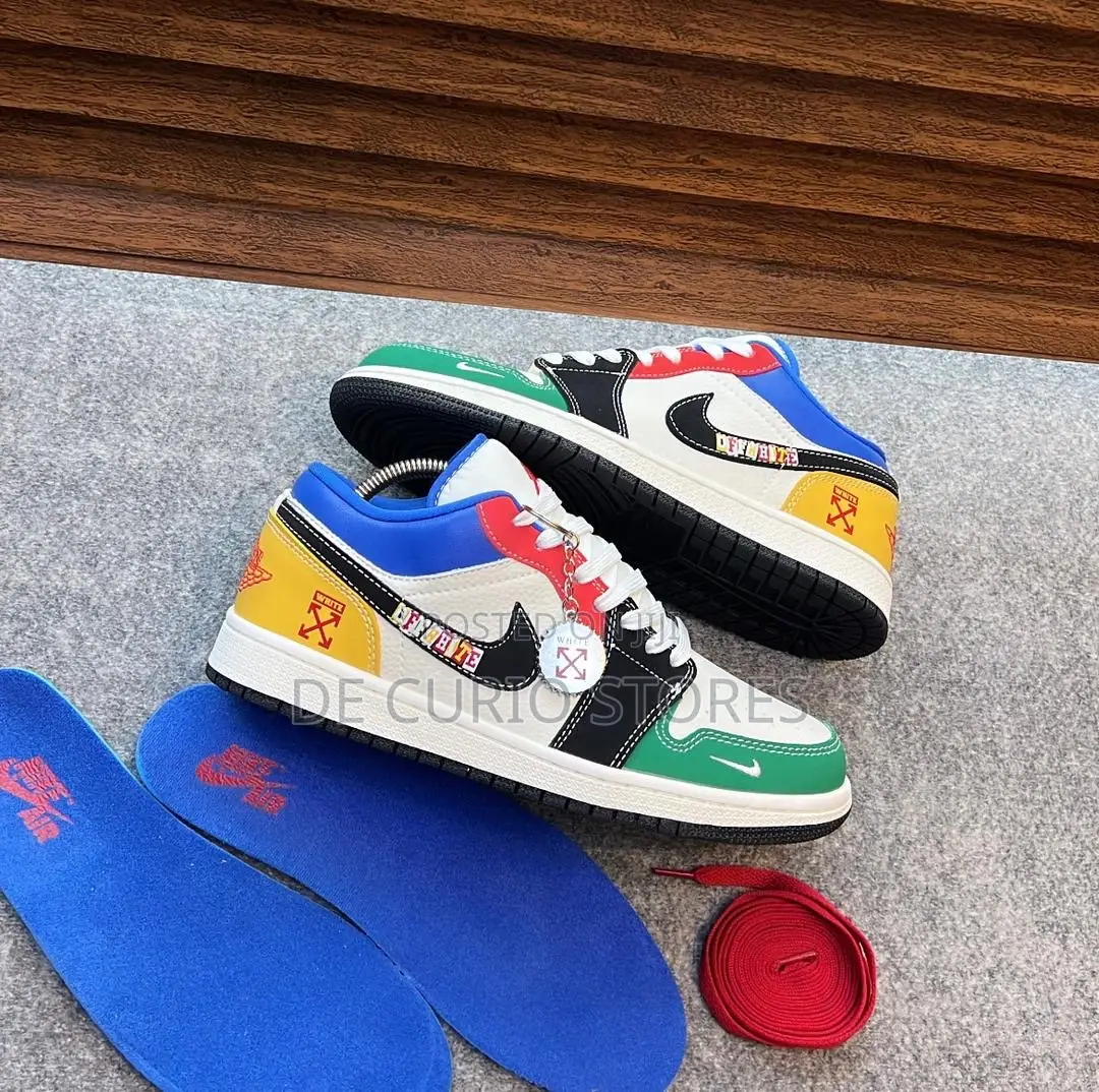 Air Jordan 1 Low Custom Made Multi Colored