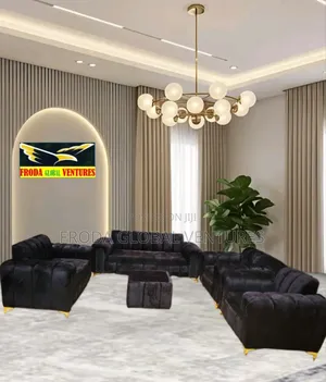 Quality Couch of 7 Seaters Sofa Chairs and Table. Ap06