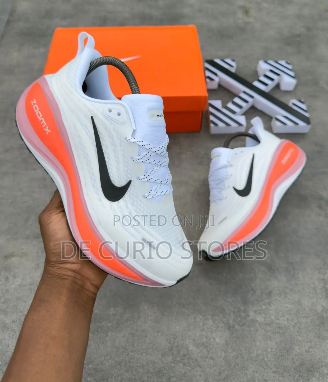 Nike Vomero Plus White Crimson