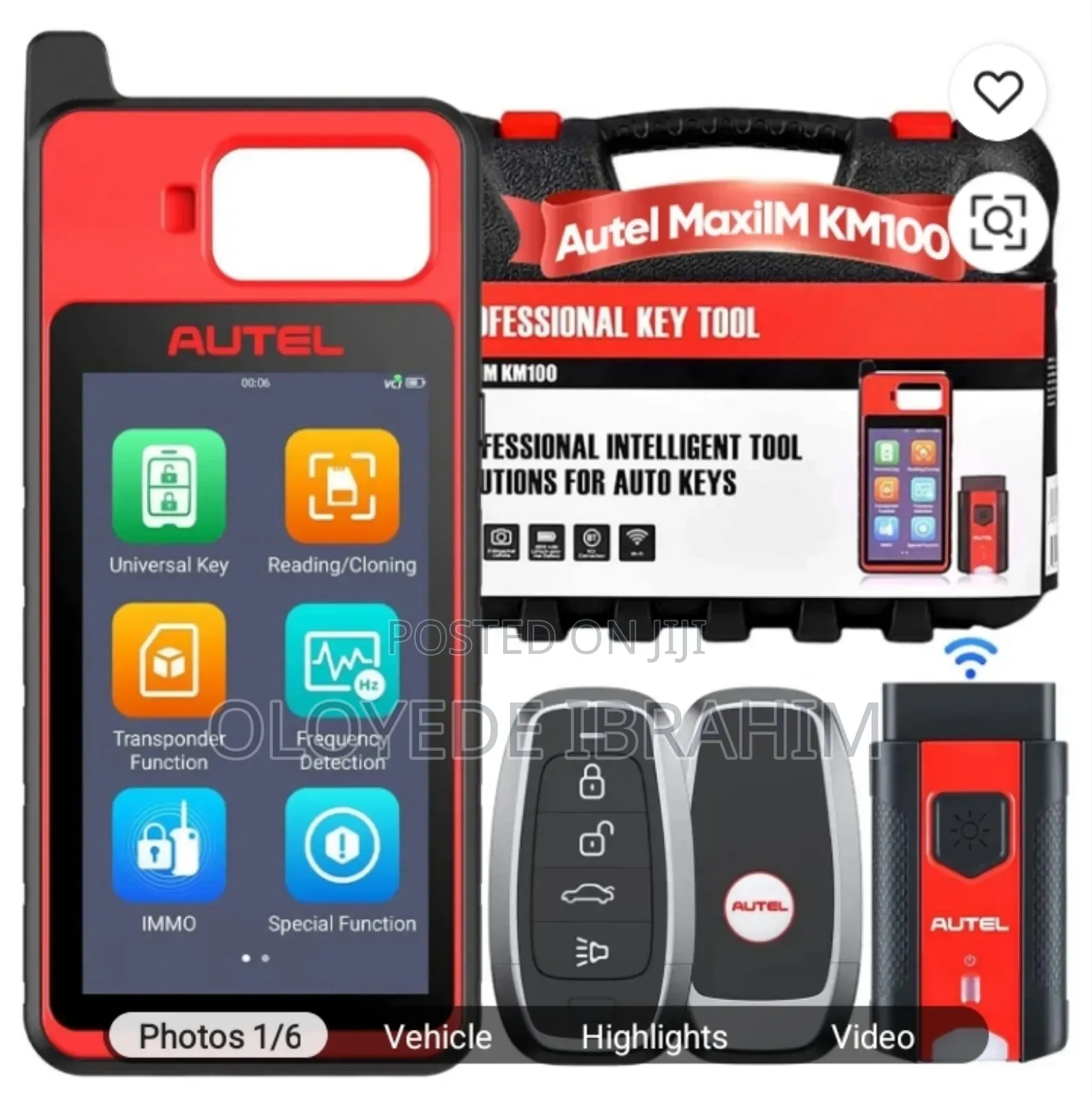 Autel Km 100 Key Programmer