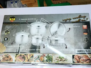 9 Pieces Haus Roland Stainless Steel Pot Set