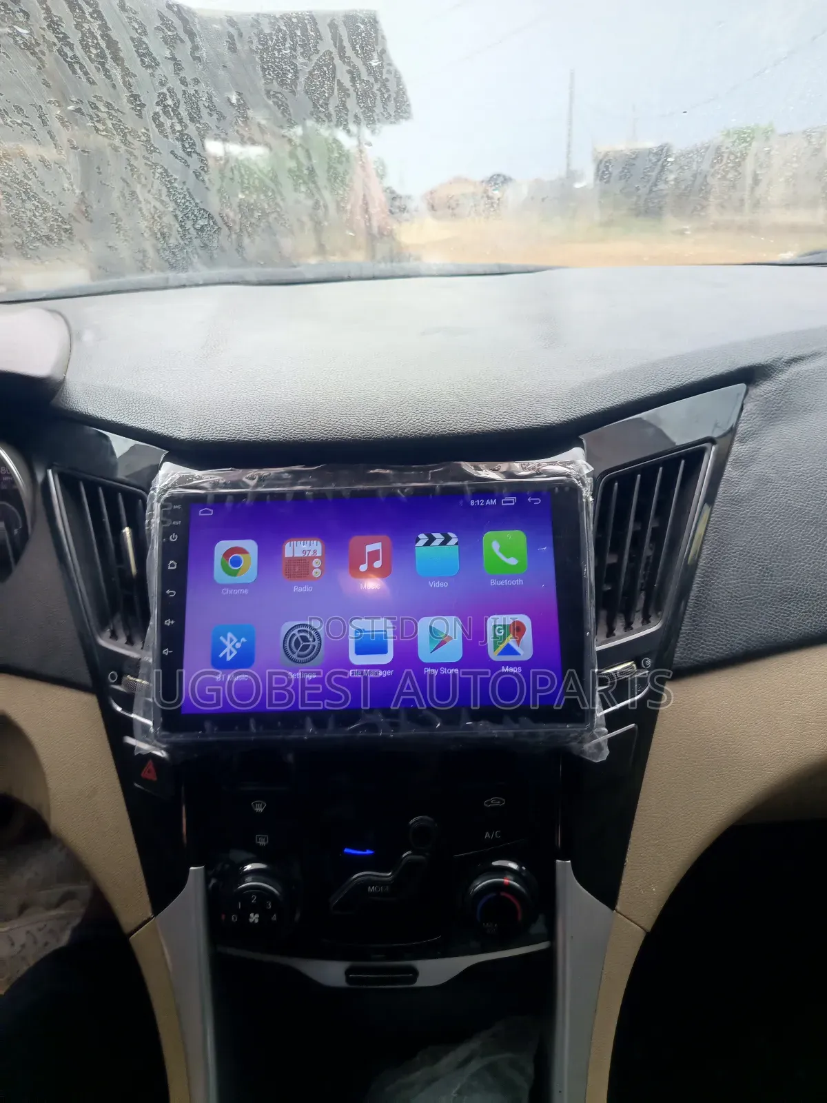 Hyundai Sonata (2011/2015)Android Screen With GPS Navigation