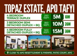 Dry and Flat Land in Apo Area of Abuja.