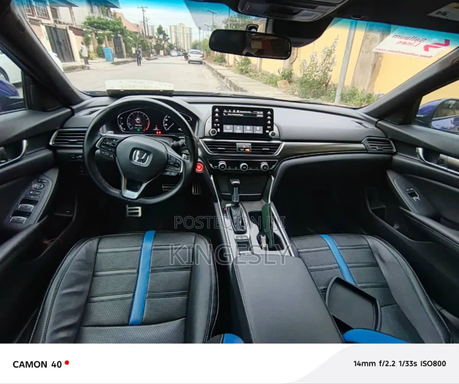 Honda Accord Sport (2.0L 4cyl Turbo 10A) 2019 Blue