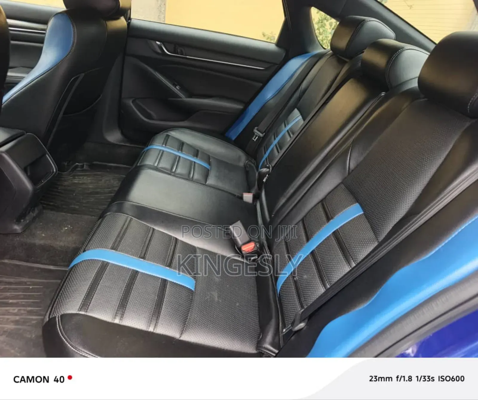 Honda Accord Sport (2.0L 4cyl Turbo 10A) 2019 Blue