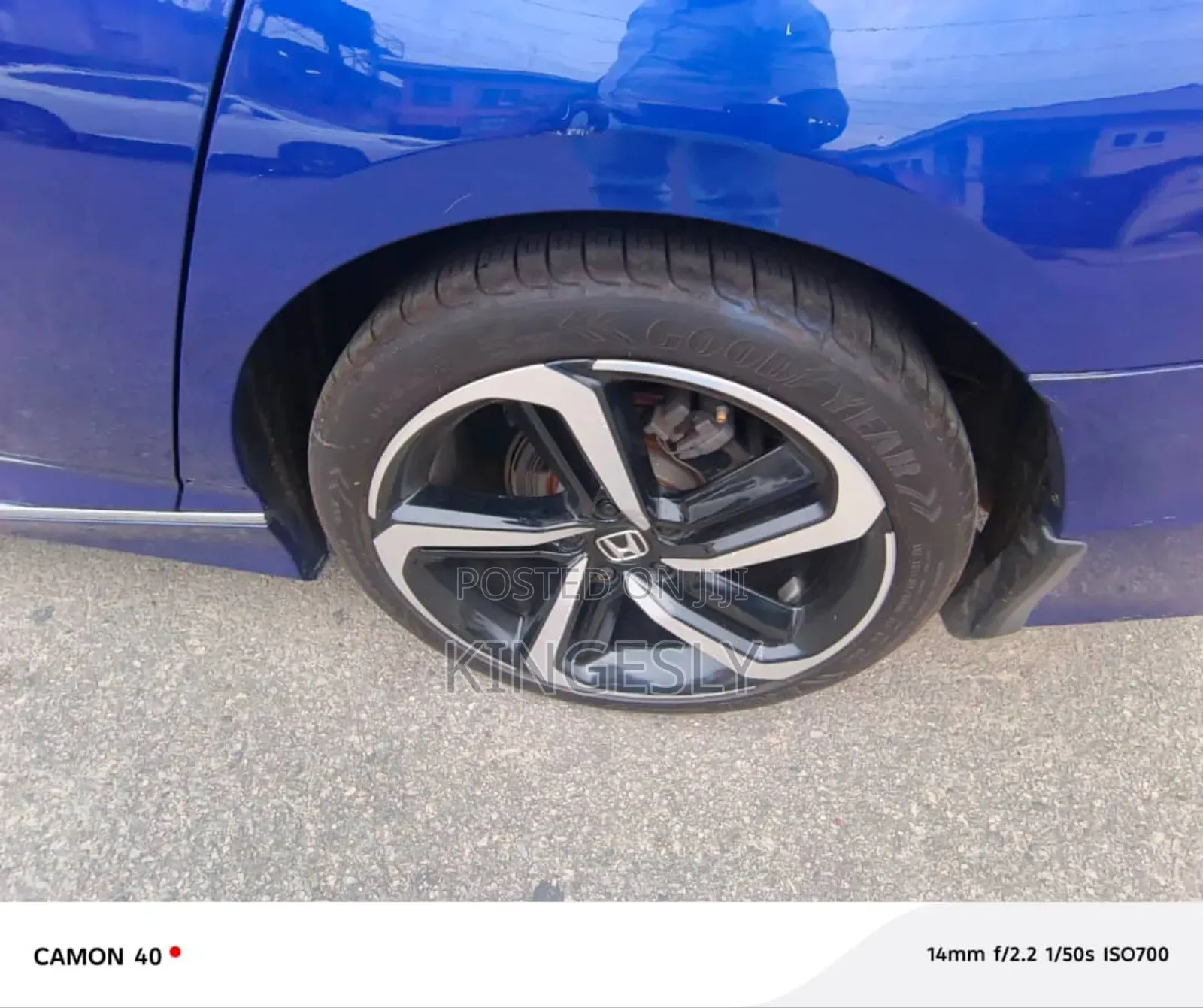 Honda Accord Sport (2.0L 4cyl Turbo 10A) 2019 Blue