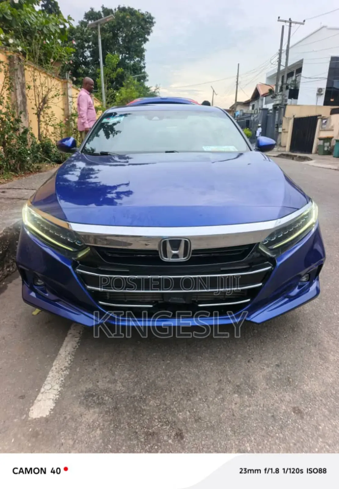 Honda Accord Sport (2.0L 4cyl Turbo 10A) 2019 Blue