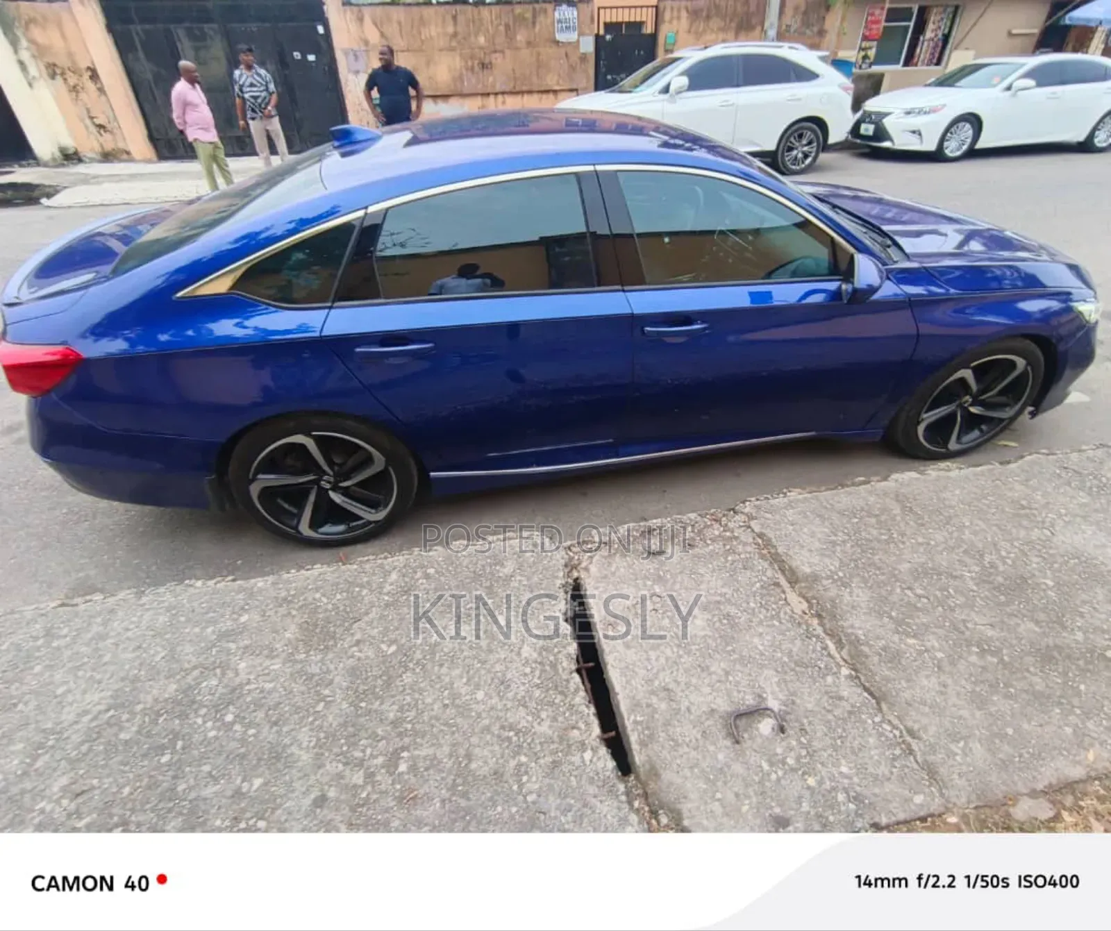 Honda Accord Sport (2.0L 4cyl Turbo 10A) 2019 Blue