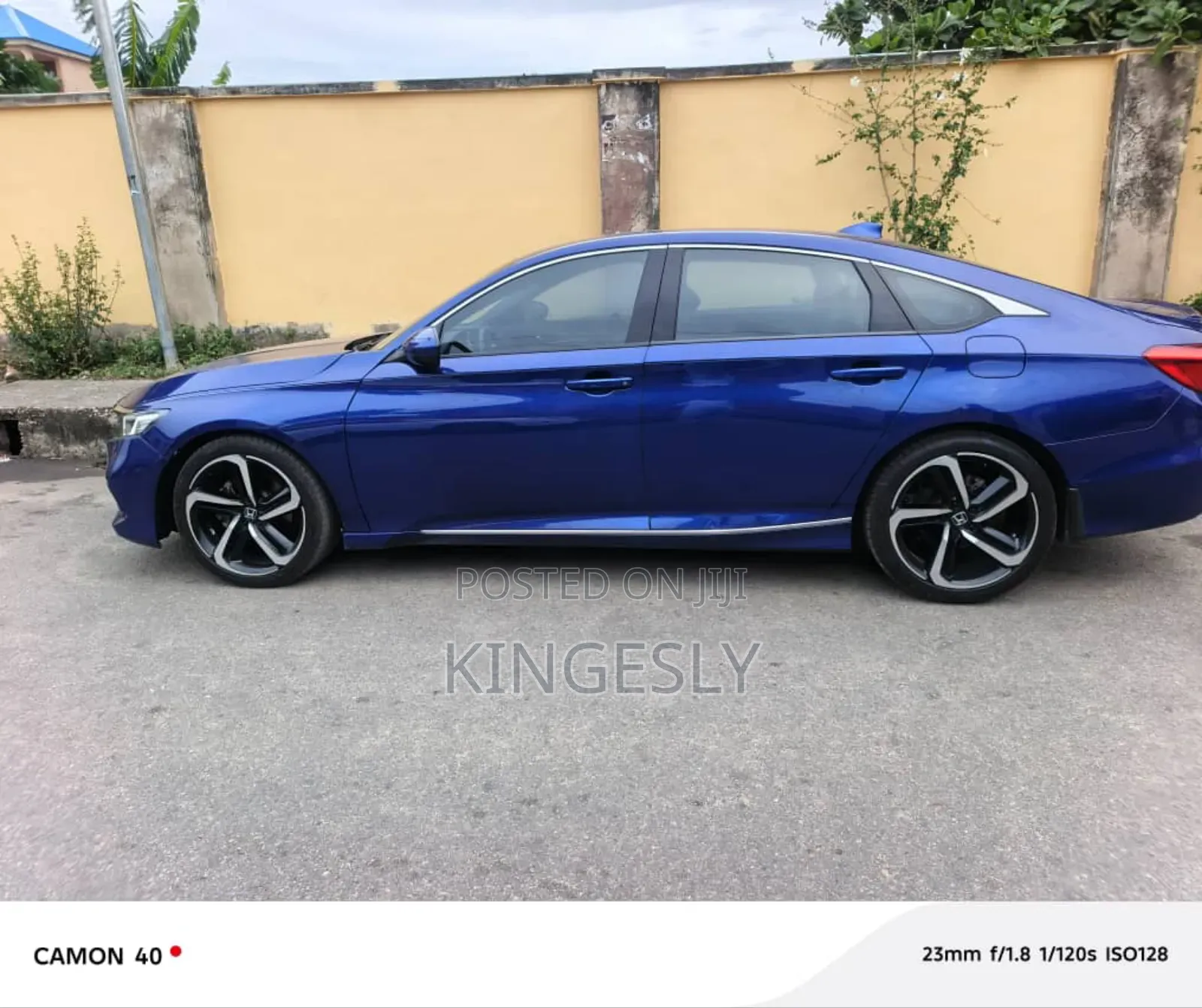 Honda Accord Sport (2.0L 4cyl Turbo 10A) 2019 Blue