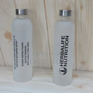 Herbalife Nutrition 1l Frosted Glass Water Bottle