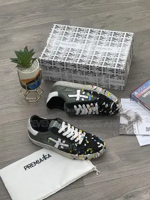 High Quality Premiata Luxury Leather Sneakers